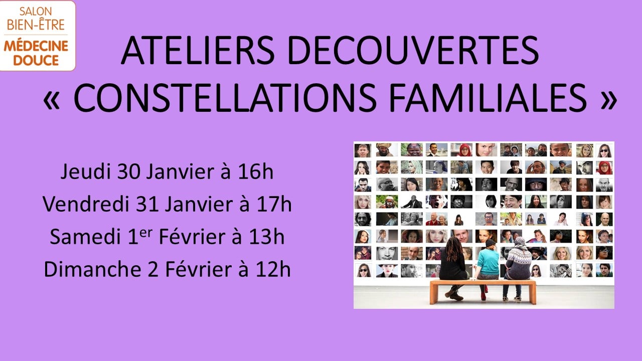 Ateliers Constellations Familiales en groupe