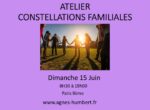 ATELIER DE CONSTELLATIONS FAMILIALES EN GROUPE – Dimanche 15 Juin 2025 – 08h30 à 18h45 – Paris