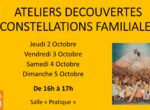 ATELIERS  : CONSTELLATIONS FAMILIALES, PRATIQUE DE LIBÉRATION – Jeudi 2, Vendredi 3, Samedi 4, Dimanche 5 Octobre – 16h00 à 17h00 – Salon Zen 2025-  Porte Champerret – Paris