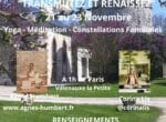RETRAITE BIEN-ÊTRE « TRANSMUTEZ ET RENAISSEZ » Vendredi 21 au 23 Novembre 2025 – Villenauxe – la – Petite